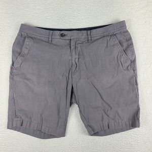 Ted Baker‎ Shorts Mens 38 Dark Gray 9" Inseam Casual Cotton Preppy Chino